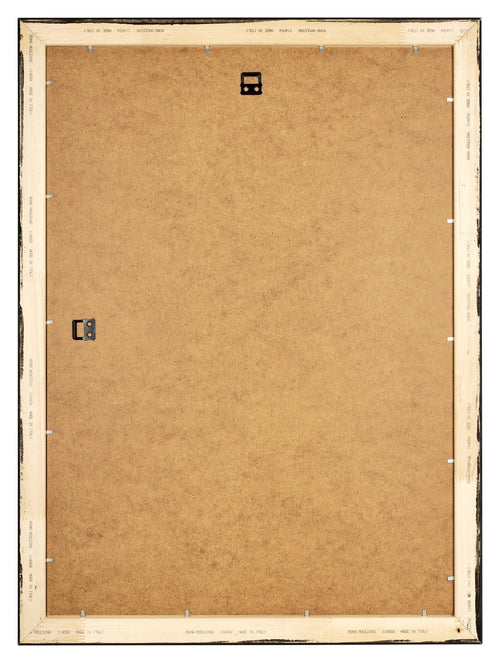 Sheffield Holz Bilderrahmen 25x35cm Schwarz Gold Gewischt Rucksteite | Yourdecoration.de