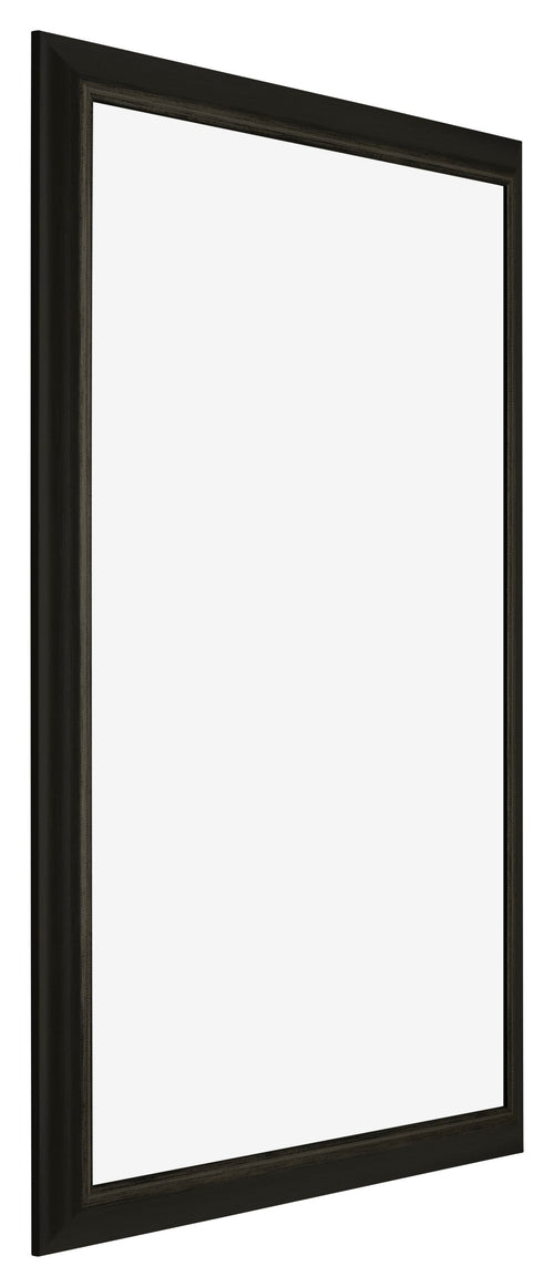 Sheffield Holz Bilderrahmen 42x60cm Schwarz Gold Gewischt Vorne Schrag | Yourdecoration.de