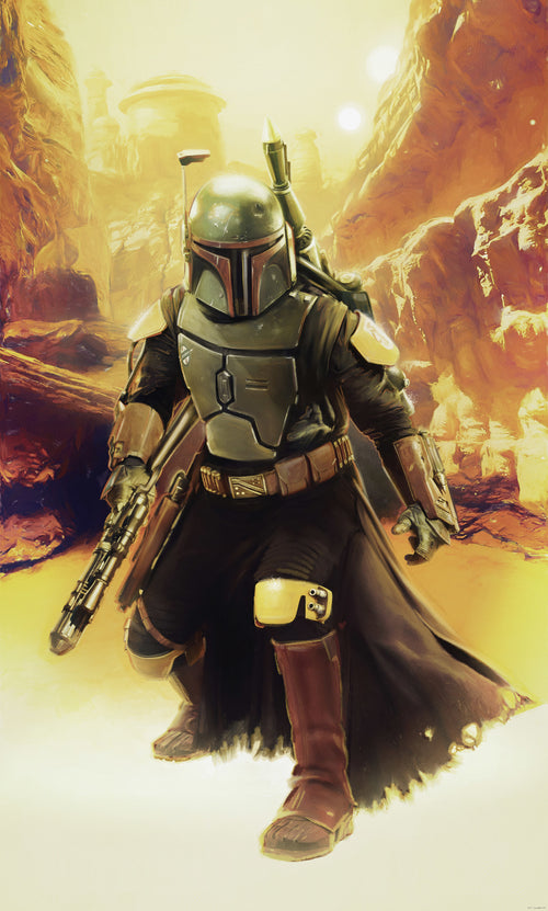 Star Wars Boba Fett Sneaking Up Fototapete DX3 179 | Yourdecoration.de