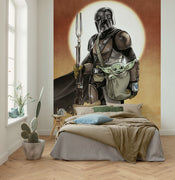 Star Wars The Mandalorian and Grogu Innere Fototapete DX4 184 | Yourdecoration.de
