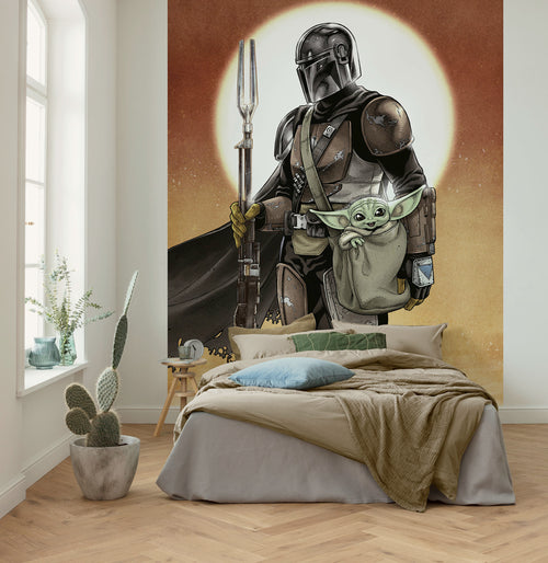 Star Wars The Mandalorian and Grogu Innere Fototapete DX4 184 | Yourdecoration.de