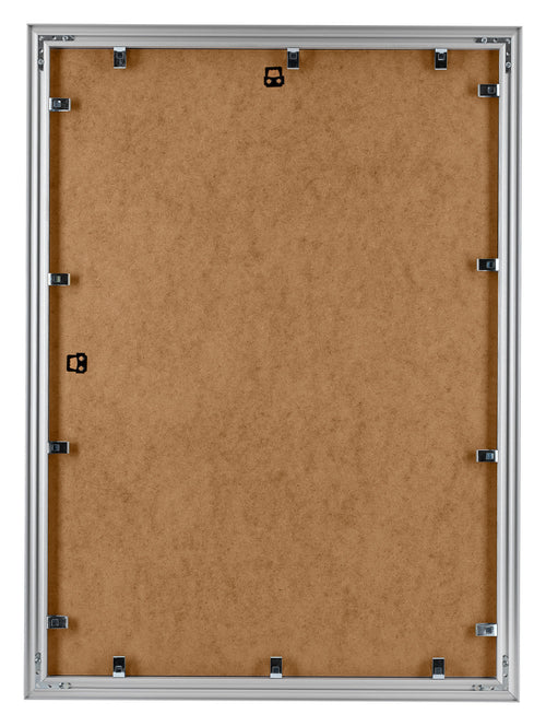 Tucson Aluminium Bilderrahmen 21x30cm Silber Gebürstet Rucksteite | Yourdecoration.de