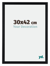 Tucson Aluminium Bilderrahmen 30x42cm Schwarz Gebürstet Vorne Messe | Yourdecoration.de