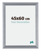 Tucson Aluminium Bilderrahmen 45x60cm Silber Gebürstet Vorne Messe | Yourdecoration.de