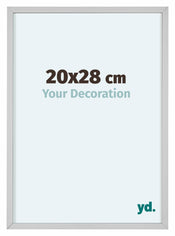 Virginia Aluminium Bilderrahmen 20x28cm Weiss Vorne Messe | Yourdecoration.de