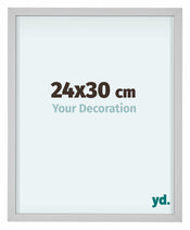 Virginia Aluminium Bilderrahmen 24x30cm Weiss Vorne Messe | Yourdecoration.de