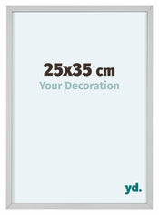 Virginia Aluminium Bilderrahmen 25x35cm Weiss Vorne Messe | Yourdecoration.de
