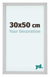 Virginia Aluminium Bilderrahmen 30x50cm Weiss Vorne Messe | Yourdecoration.de