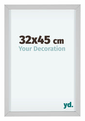 Virginia Aluminium Bilderrahmen 32x45cm Weiss Vorne Messe | Yourdecoration.de