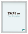Virginia Aluminium Bilderrahmen 35x45cm Weiss Vorne Messe | Yourdecoration.de