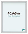 Virginia Aluminium Bilderrahmen 40x45cm Weiss Vorne Messe | Yourdecoration.de