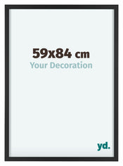 Virginia Aluminium Bilderrahmen 59x84cm Schwarz Vorne Messe | Yourdecoration.de