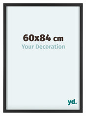 Virginia Aluminium Bilderrahmen 60x84cm Schwarz Vorne Messe | Yourdecoration.de