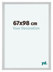 Virginia Aluminium Bilderrahmen 67x98cm Weiss Vorne Messe | Yourdecoration.de