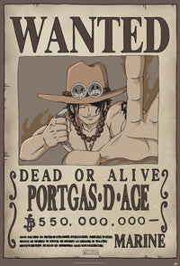 One Piece Wanted Ace Poster 61X91 5cm | Yourdecoration.de