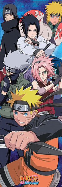 Abystyle Abydco450 Naruto Shippuden Group Poster 53x158cm | Yourdecoration.de