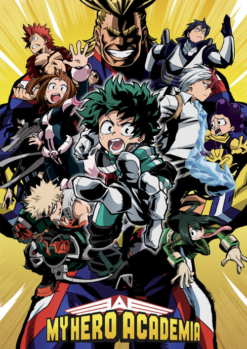 My Hero Academia Groupe Poster 61X91 5cm | Yourdecoration.de