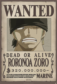 One Piece Wanted Zoro New Poster 61X91 5cm | Yourdecoration.de