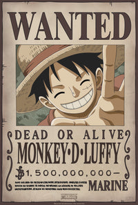 One Piece Wanted Luffy New 2 Poster 35X52cm | Yourdecoration.de