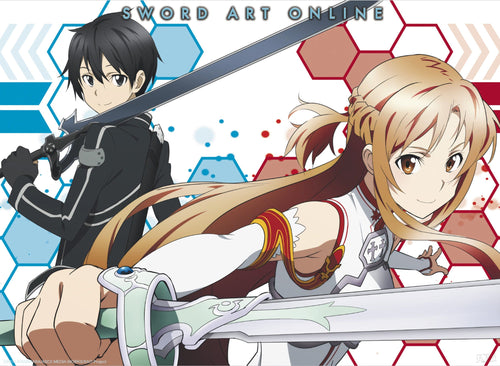 Sword Art Online Asuna And Kirito 2 Poster 52X38cm | Yourdecoration.de
