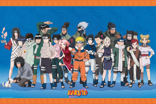 Naruto Konoha Ninjas Poster 91 5X61cm | Yourdecoration.de