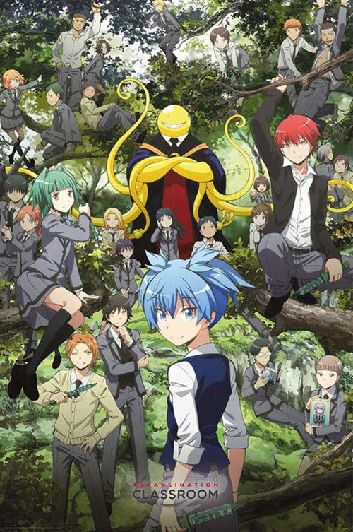 ABYstyle Assassination Classroom Forest Group Poster 61x91,5cm | Yourdecoration.de