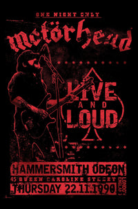 Abystyle Gbydco170 Motorhead Loud And Live Poster 61x91,5cm | Yourdecoration.de
