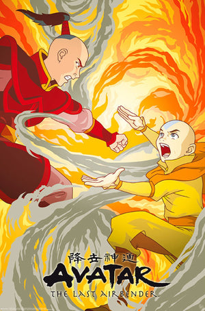 Abystyle Gbydco199 Avatar Aang Vs Zuko Poster 61x91,5cm | Yourdecoration.de