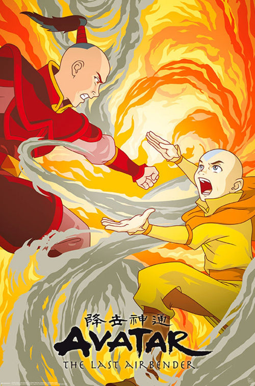Abystyle Gbydco199 Avatar Aang Vs Zuko Poster 61x91,5cm | Yourdecoration.de