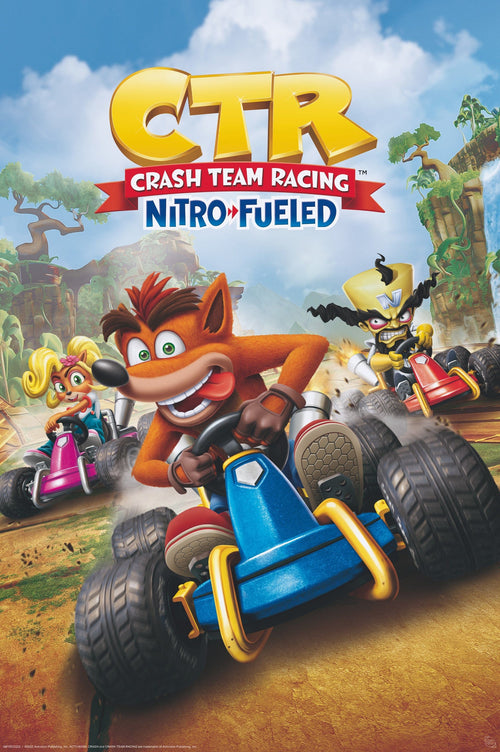 Abystyle Gbydco222 Crash Team Racing Cover Poster 61x91,5cm | Yourdecoration.de