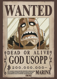 Abystyle Gbydco232 One Piece Wanted God Usopp Poster 38x52cm | Yourdecoration.de