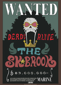 Abystyle Gbydco236 One Piece Wanted Brook Poster 38x52cm | Yourdecoration.de