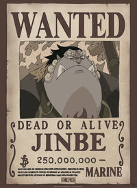 Abystyle Gbydco237 One Piece Wanted Jinbe Poster 38x52cm | Yourdecoration.de