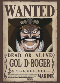 Abystyle Gbydco266 One Piece Wanted Gol D Roger Poster 38x52cm | Yourdecoration.de