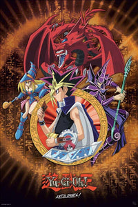 ABYstyle Yu-Gi-Oh! Yugi Slifer And Magician Poster 61x91,5cm | Yourdecoration.de