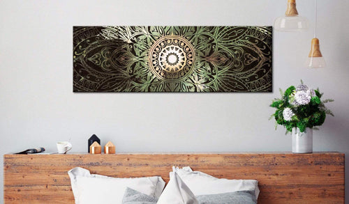 Artgeist Emerald Mandala Canvas Leinwandbilder Interieur | Yourdecoration.de
