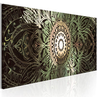 Artgeist Emerald Mandala Canvas Leinwandbilder | Yourdecoration.de