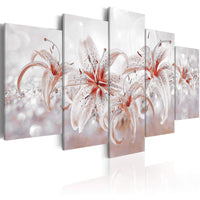 Artgeist Flowery Saga Canvas Leinwandbilder 5-teilig | Yourdecoration.de