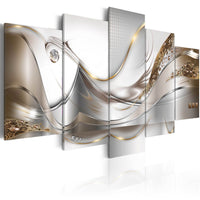 Artgeist Golden Flight Canvas Leinwandbilder 5-teilig | Yourdecoration.de
