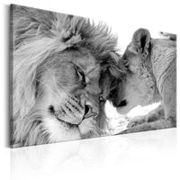 Artgeist Lions Love Canvas Leinwandbilder | Yourdecoration.de