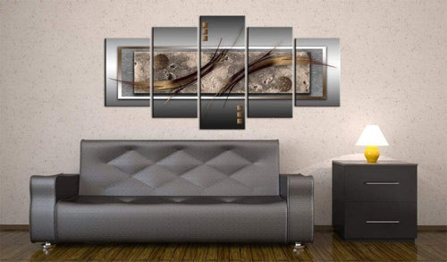 Artgeist Modern chic Canvas Leinwandbilder 5-teilig Interieur | Yourdecoration.de