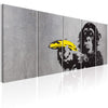 Artgeist Monkey and Banana Canvas Leinwandbilder 5-teilig | Yourdecoration.de
