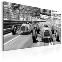 Artgeist Old Cars Racing Canvas Leinwandbilder | Yourdecoration.de