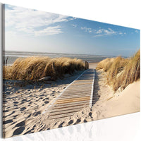 Artgeist Onbewaakt strand Canvas Leinwandbilder | Yourdecoration.de