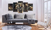 Artgeist Predatory Beauty Canvas Leinwandbilder 5-teilig Interieur | Yourdecoration.de