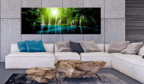 Artgeist Sapphire Lake Canvas Leinwandbilder Interieur | Yourdecoration.de