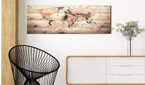 Artgeist World Maps Map of Dreams Canvas Leinwandbilder Interieur | Yourdecoration.de