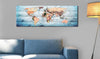 Artgeist World Maps Sapphire Travels Canvas Leinwandbilder Interieur | Yourdecoration.de