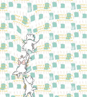 Komar Kitty Climbers Vlies Fototapete 250x280cm 5-bahnen | Yourdecoration.de