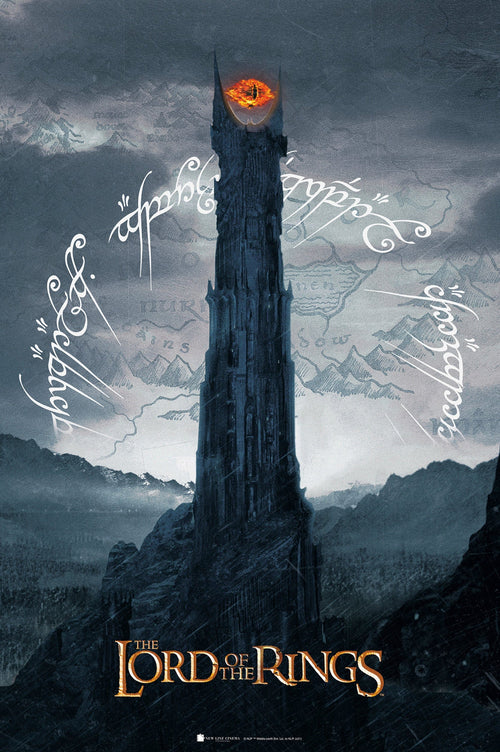 Gbeye Lord Of The Rings Sauron Tower Poster 61X91 5cm | Yourdecoration.de